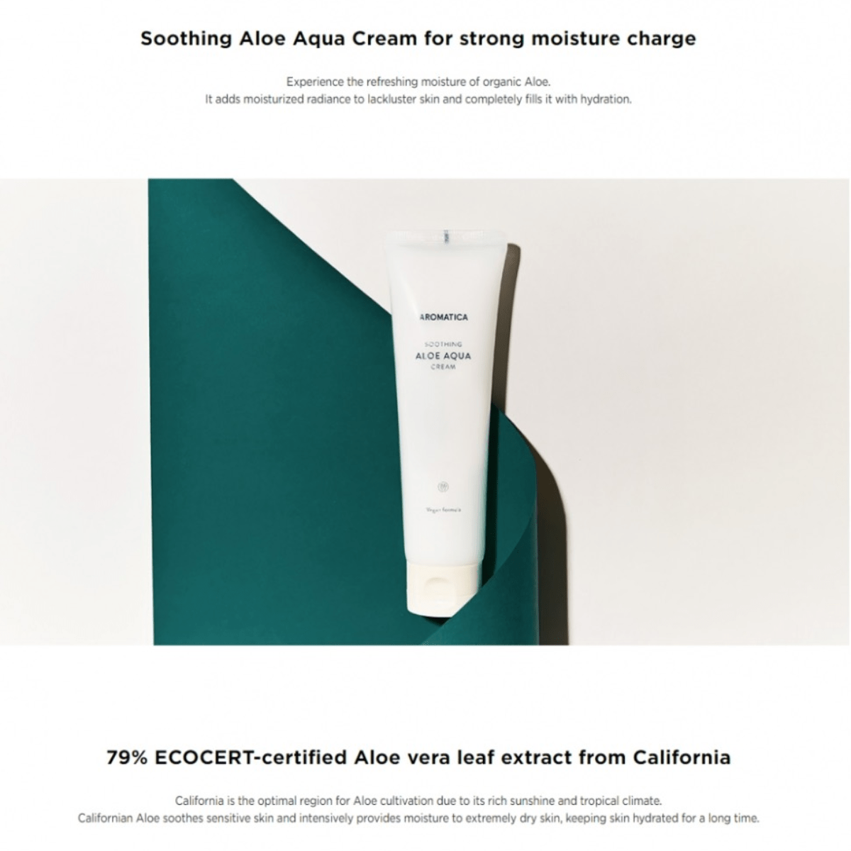 AROMATICA Gel Cream 150g AROMATICA Soothing Aloe Aqua Cream