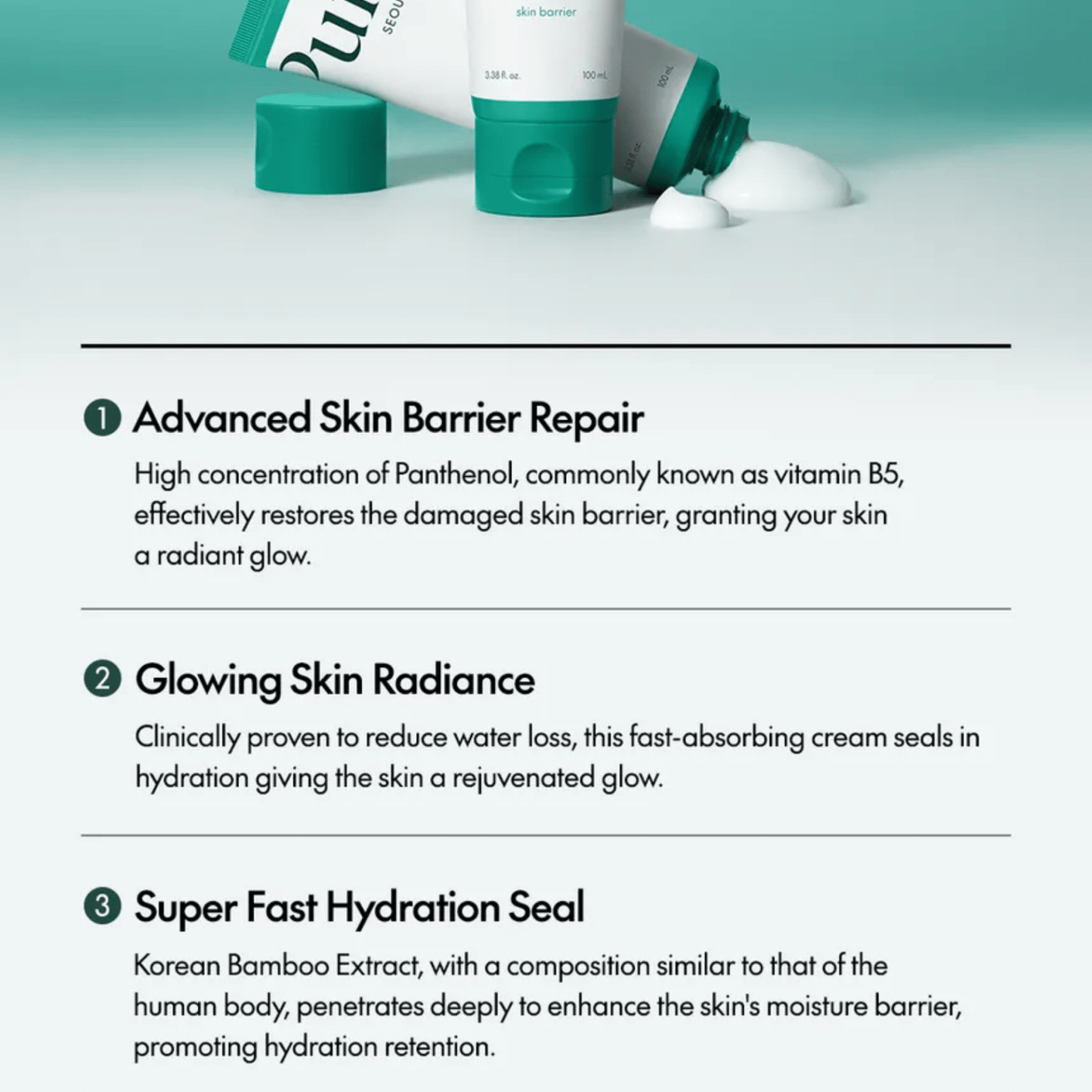 PURITO SEOUL Cream 100ml PURITO SEOUL Mighty Bamboo Panthenol Cream