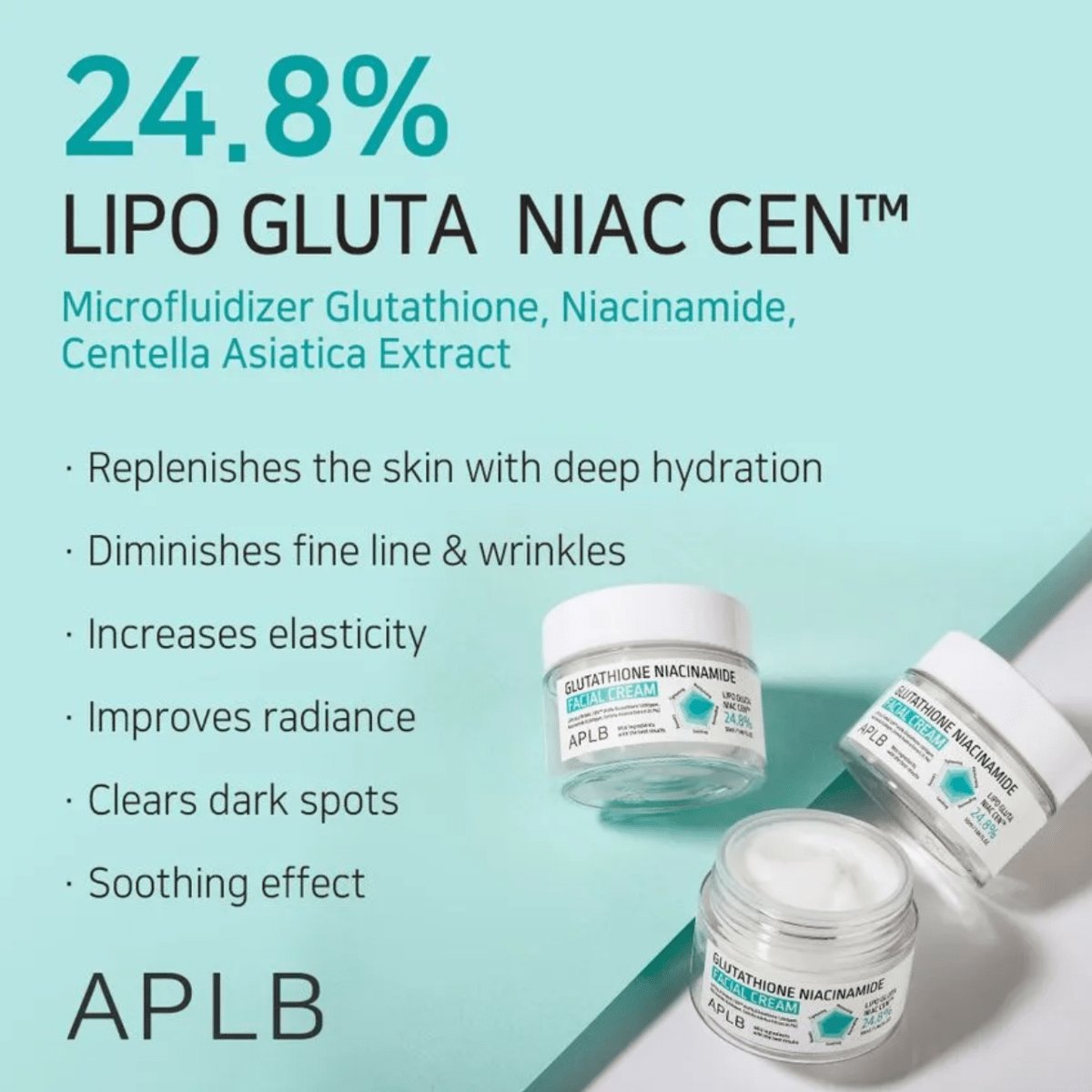 APLB Cream 55ml APLB Glutathione Niacinamide Facial Cream