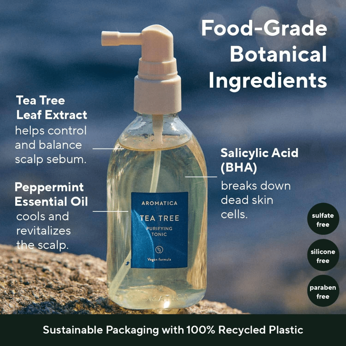 AROMATICA Scalp Care 100ml AROMATICA Tea Tree Purifying Tonic