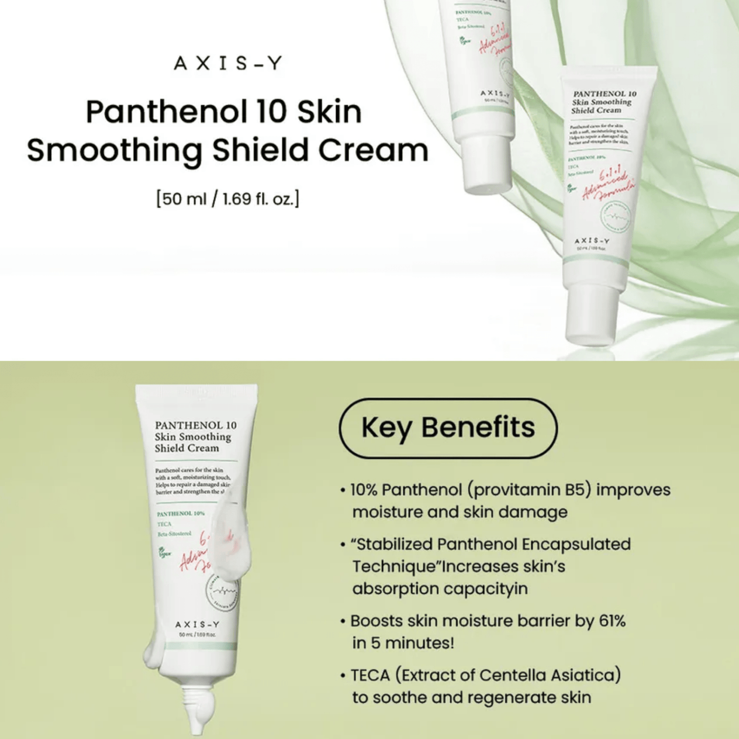 AXIS - Y Serum AXIS - Y Panthenol 10 Skin Smoothing Shield Cream 50ml