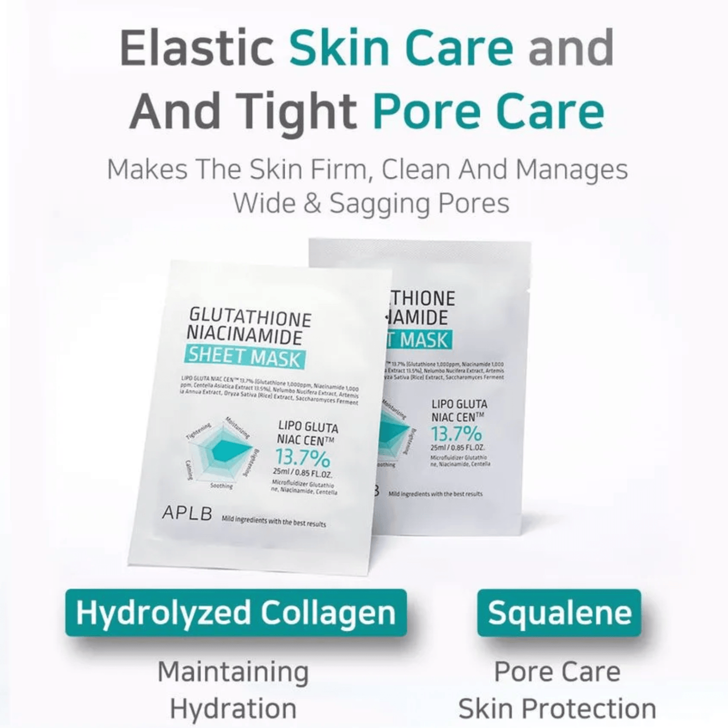 APLB Sheet Mask 1pc (25ml) APLB Glutathione Niacinamide Sheet Mask