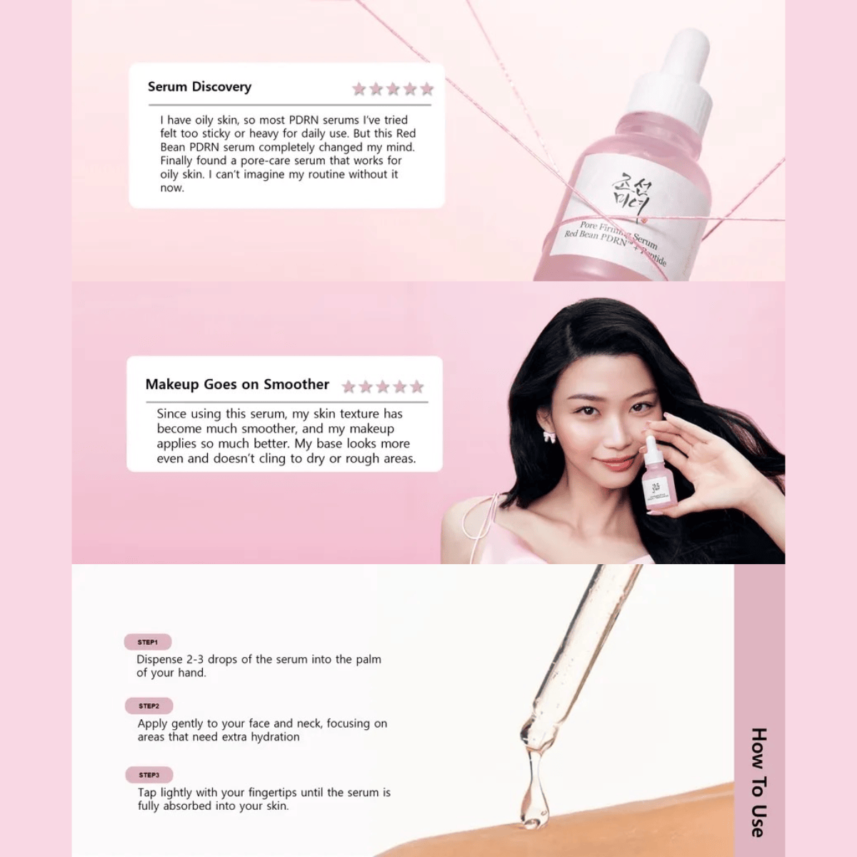 BEAUTY OF JOSEON Serum 30ml BEAUTY OF JOSEON Pore Firming Serum: Red Bean PDRN + Peptide