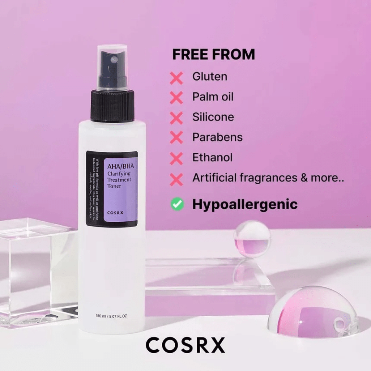 COSRX Exfoliator 150ml COSRX AHA/BHA Clarifying Treatment Toner