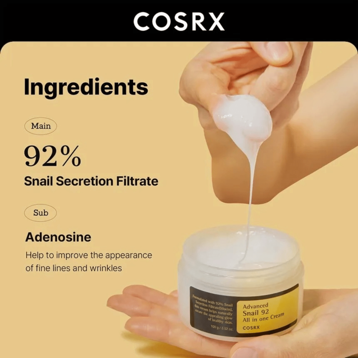 COSRX Cream COSRX Advanced Snail 92 All In One Cream