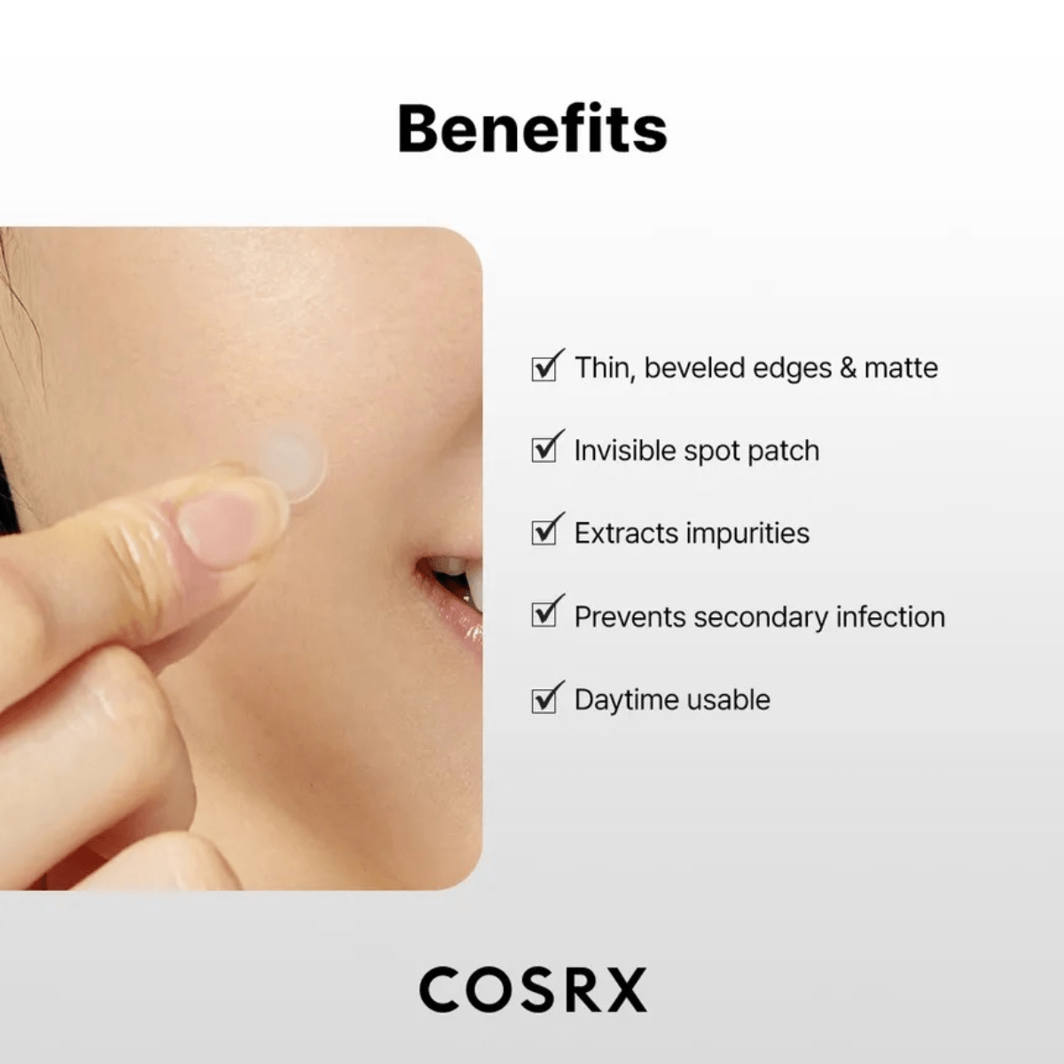 COSRX Spot Patch 1pc (18ea) COSRX Clear Fit Master Patch