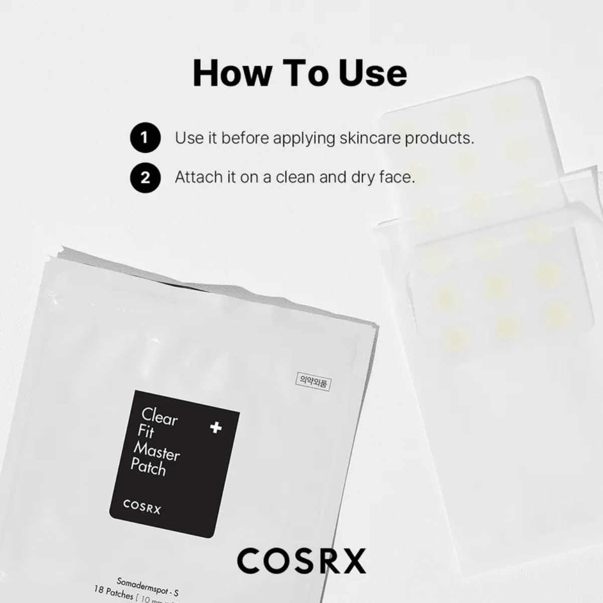 COSRX Spot Patch 1pc (18ea) COSRX Clear Fit Master Patch