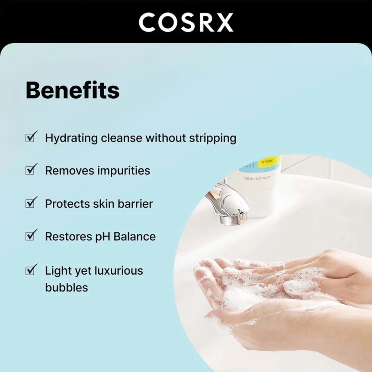 COSRX Cleansing Gel 150ml COSRX Low pH Good Morning Gel Cleanser