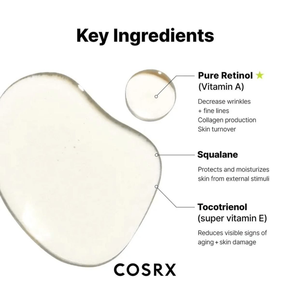 COSRX Facial Oil 20ml COSRX The Retinol 0.5 Oil