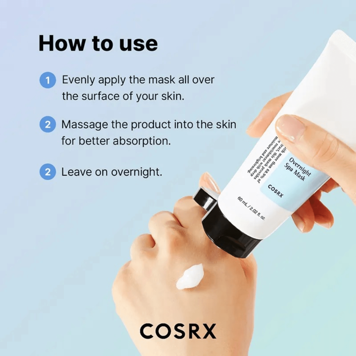 COSRX Sleeping Mask 60ml COSRX Ultimate Nourishing Rice Overnight Spa Mask