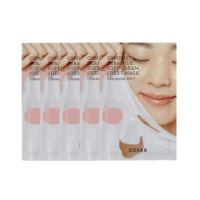 COSRX Sheet Mask 5pc (26ml x 5) COSRX Balancium Comfort Ceramide Soft Cream Sheet Mask