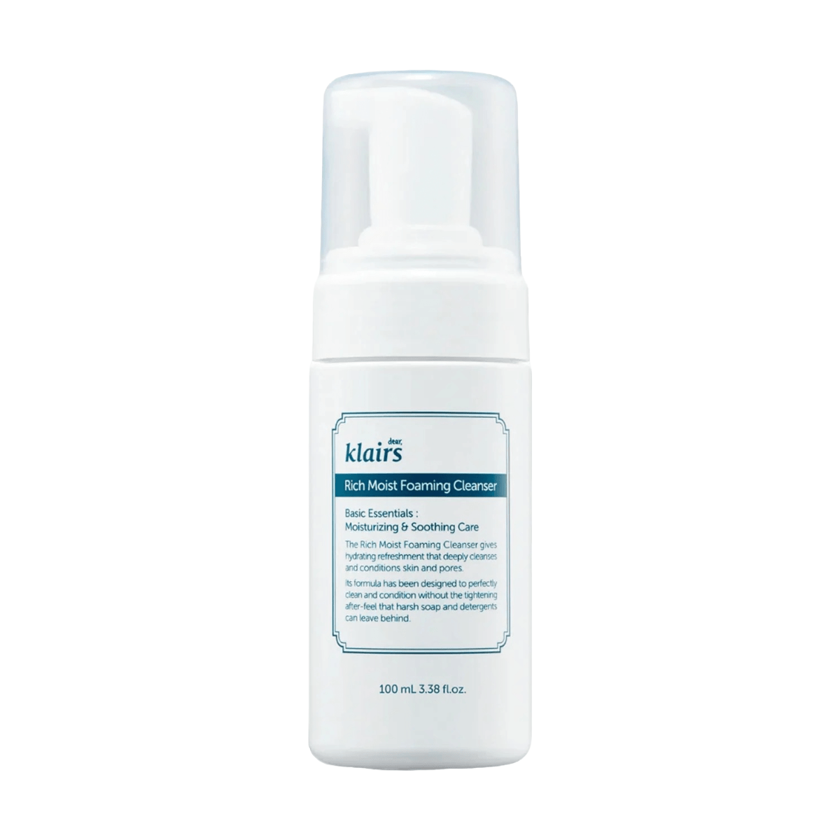 DEAR, KLAIRS Cleansing Foam 100ml DEAR, KLAIRS Rich Moist Foaming Cleanser