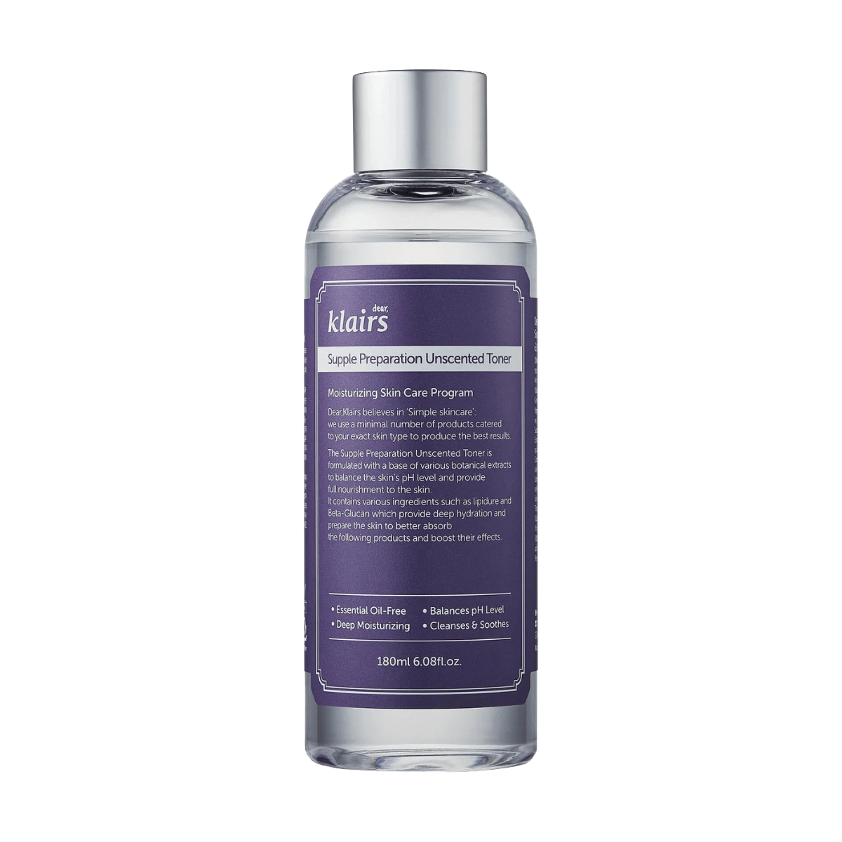 DEAR, KLAIRS Toner 180ml DEAR, KLAIRS Supple Preparation Facial Unscented Toner