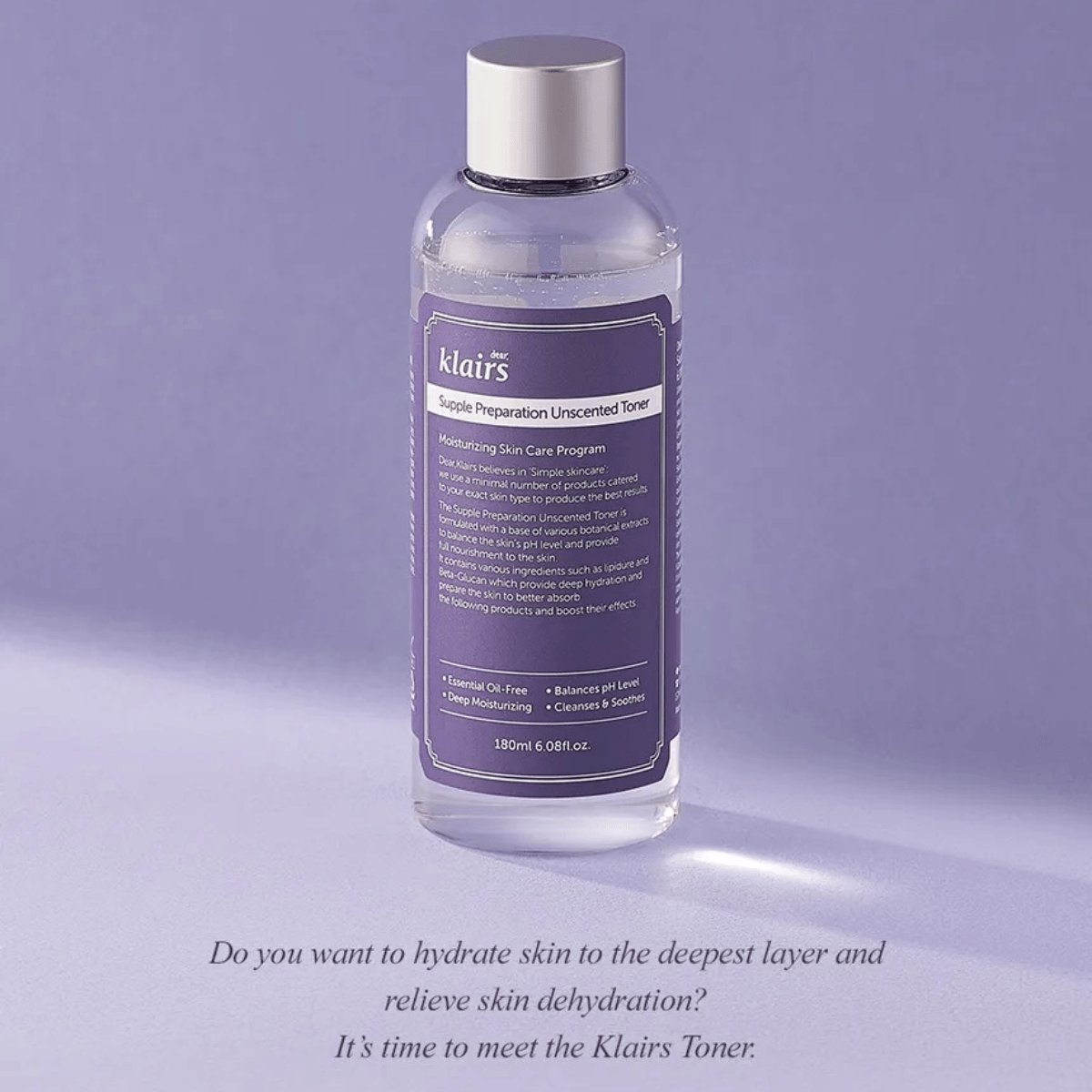 DEAR, KLAIRS Toner 180ml DEAR, KLAIRS Supple Preparation Facial Unscented Toner