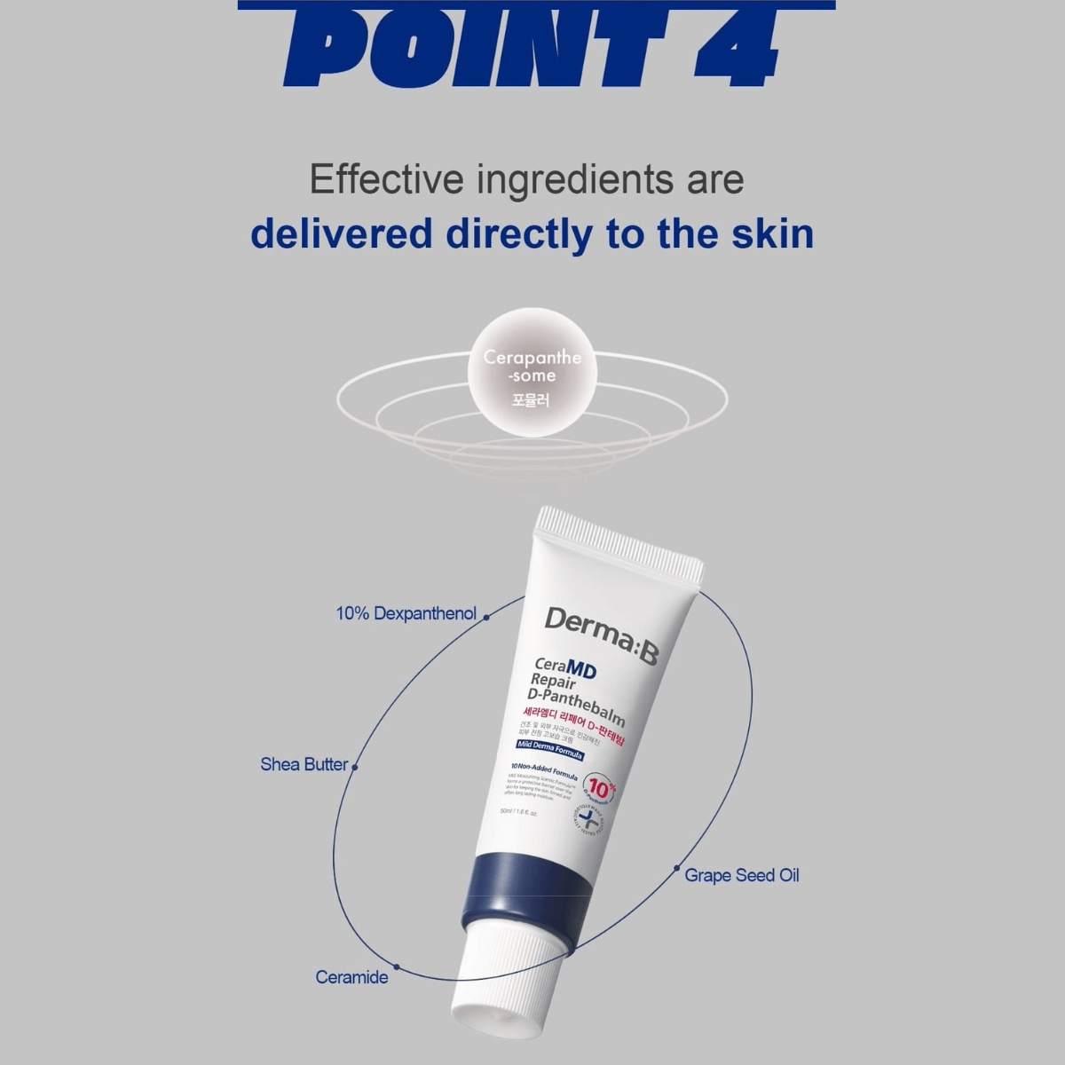 DERMA: B Cream 50ml DERMA: B CeraMD Repair D-Panthebalm