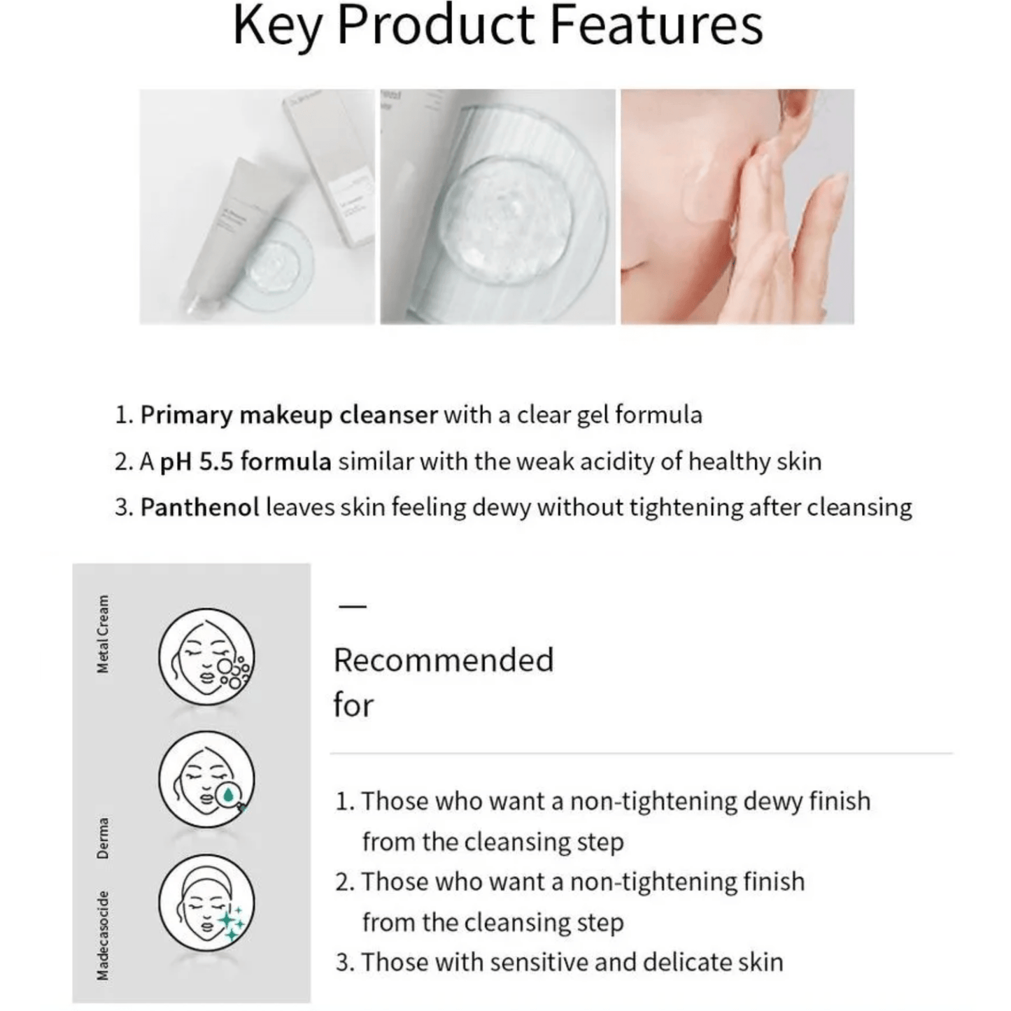DR.DIFFERENT Cleansing gel DR.DIFFERENT 1st Cleanser 200ml