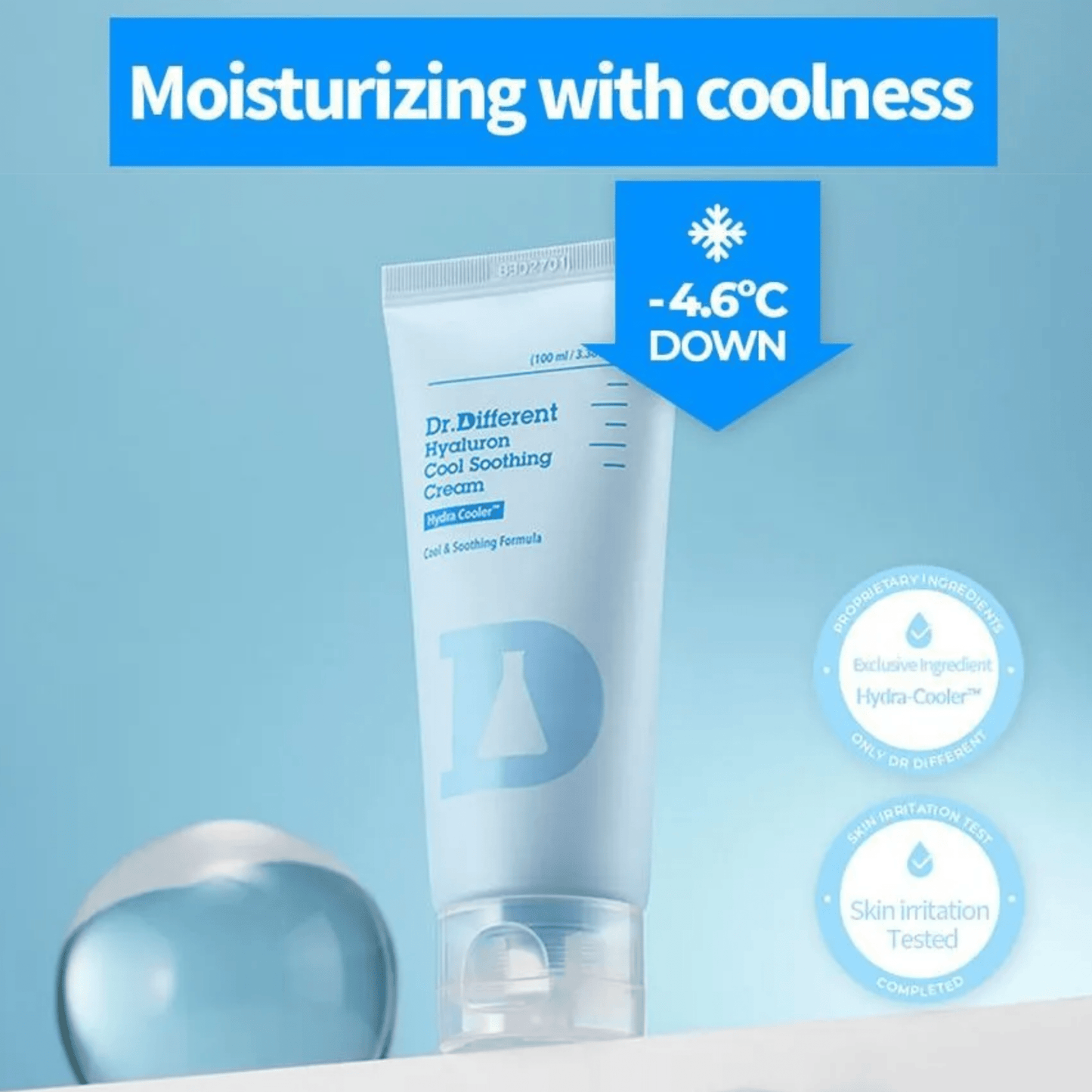 DR.DIFFERENT Cream DR.DIFFERENT Hyaluron Cool Soothing Cream 100ml