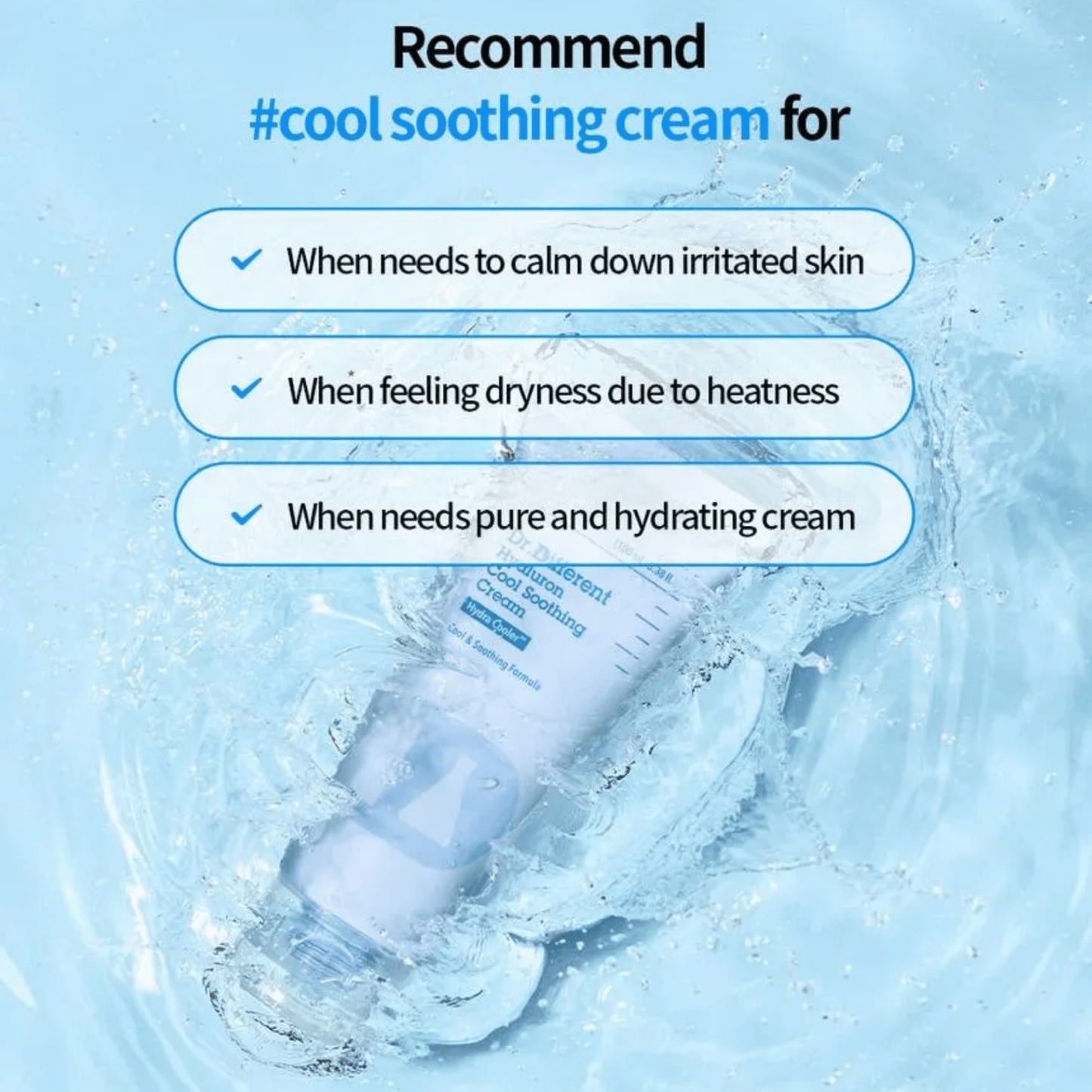 DR.DIFFERENT Cream DR.DIFFERENT Hyaluron Cool Soothing Cream 100ml