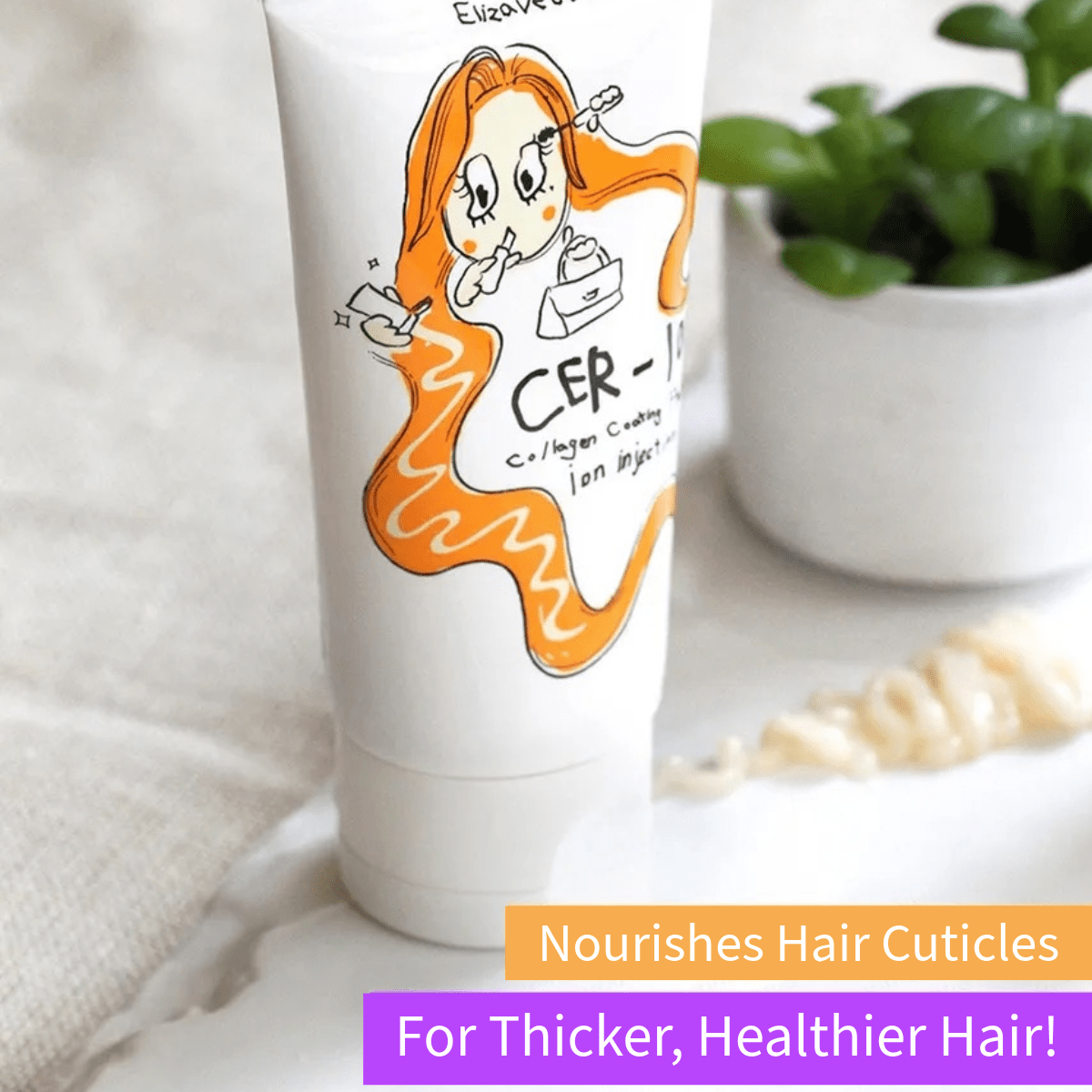 ELIZAVECCA Hair Treatment 50ml ELIZAVECCA Milky Piggy Collagen Coating Protein Ion Injection
