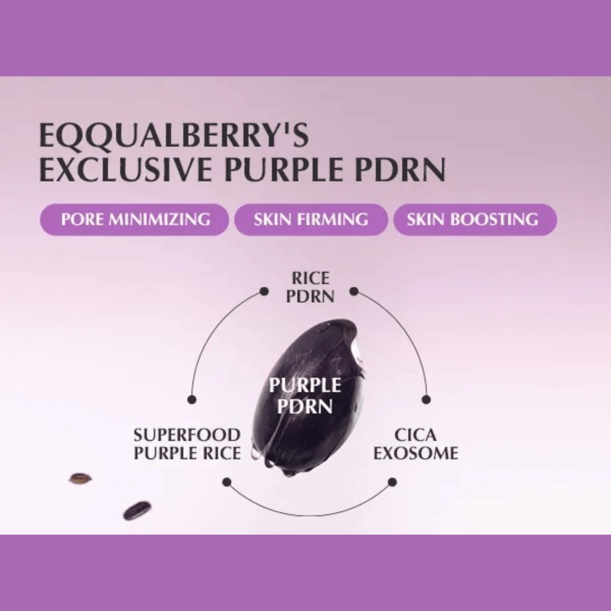 EQQUALBERRY Serum 30ml EQQUALBERRY Purple PDRN Pore Minimizing Serum