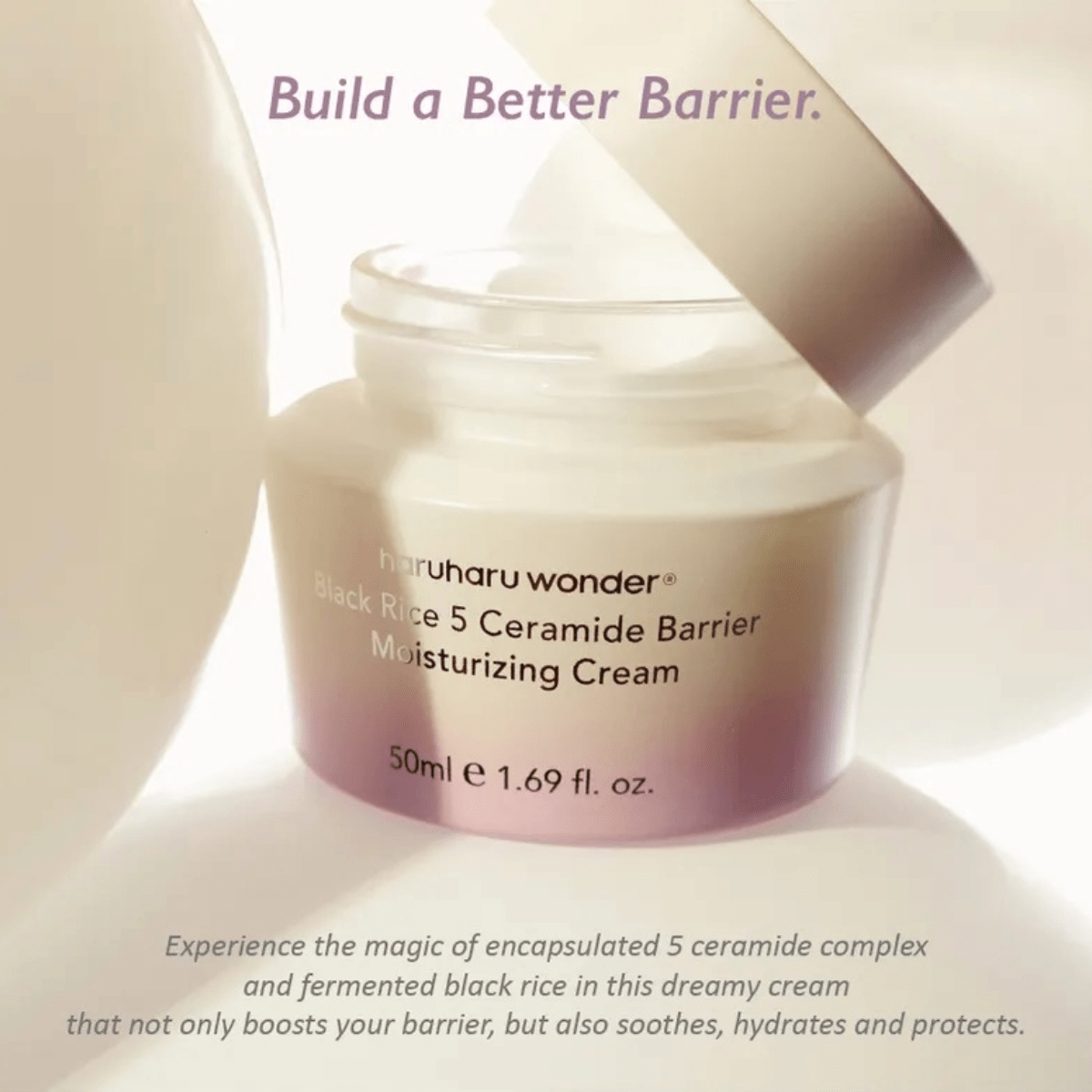 HARUHARU WONDER Cream 50ml HARUHARU WONDER Black Rice 5 Ceramide Barrier Moisturizing Cream