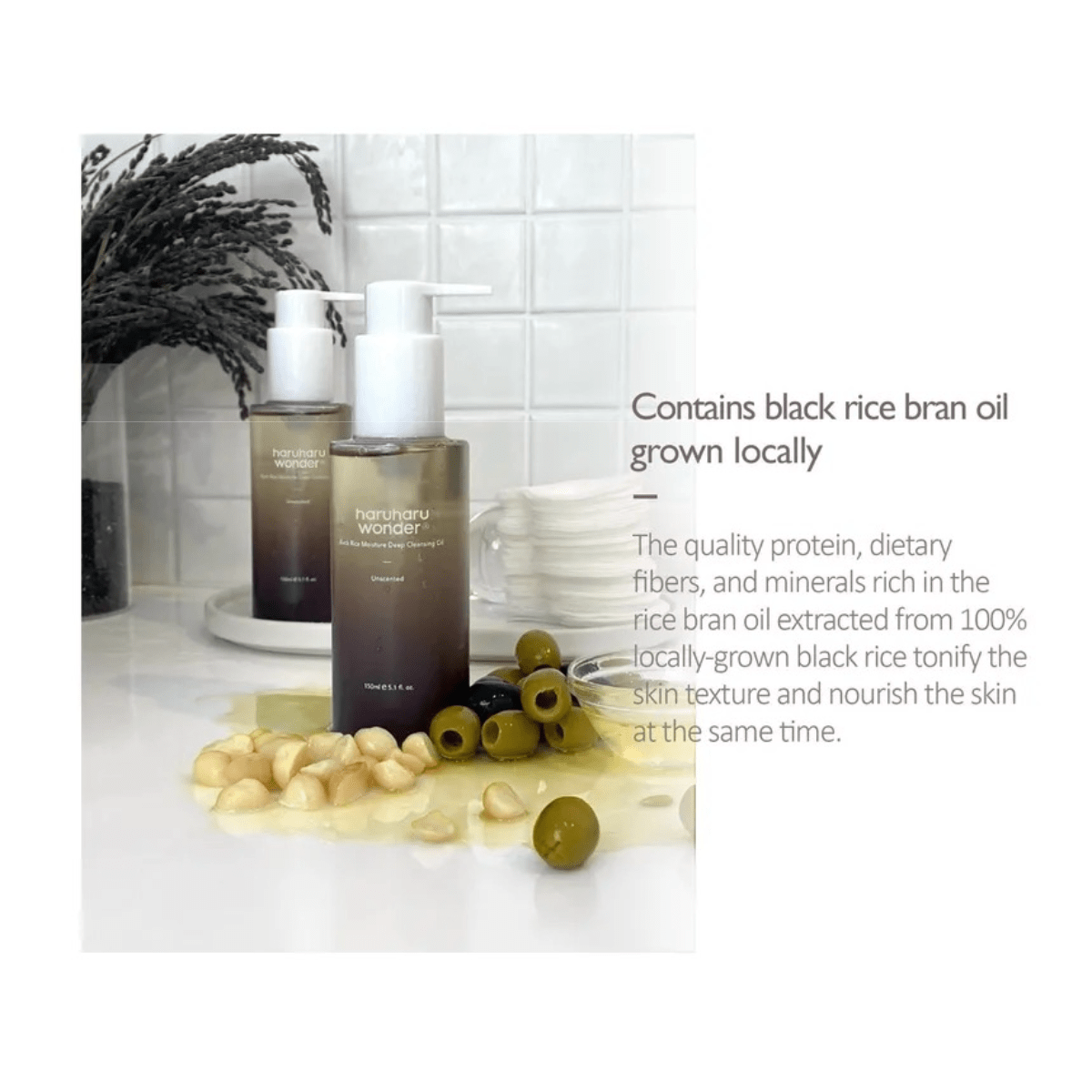 HARUHARU WONDER Cleansing Oil 150ml HARUHARU WONDER Black Rice Moisture Deep Cleansing Oil