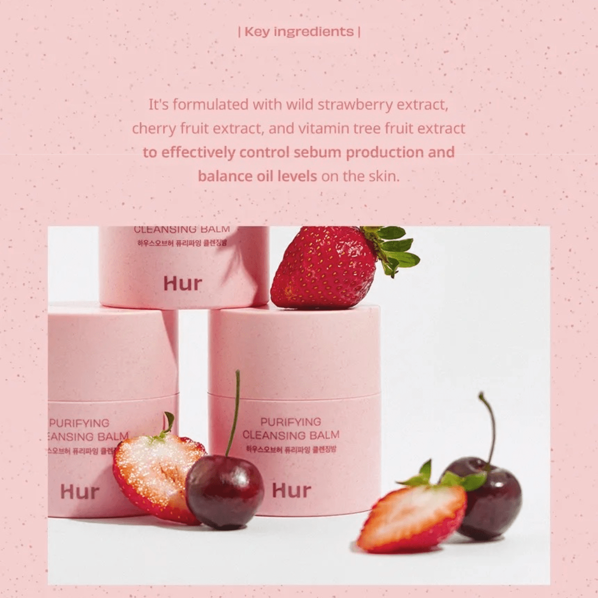 HOUSE OF HUR Cleansing Balm 50ml HOUSE OF HUR Purifying Cleansing Balm