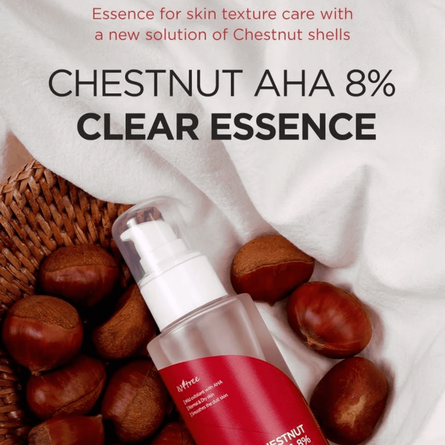 ISNTREE Essence ISNTREE Chestnut AHA 8% Clear Essence 100ml