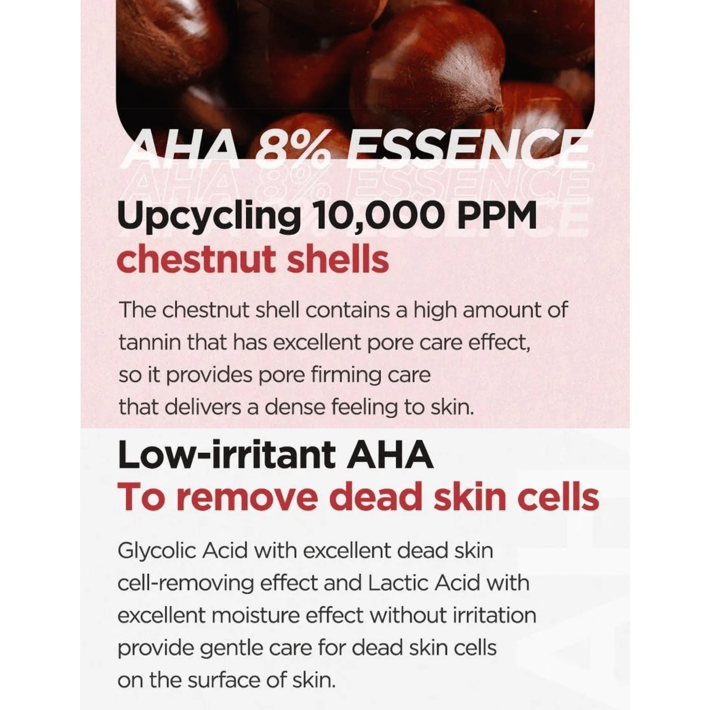 ISNTREE Essence ISNTREE Chestnut AHA 8% Clear Essence 100ml