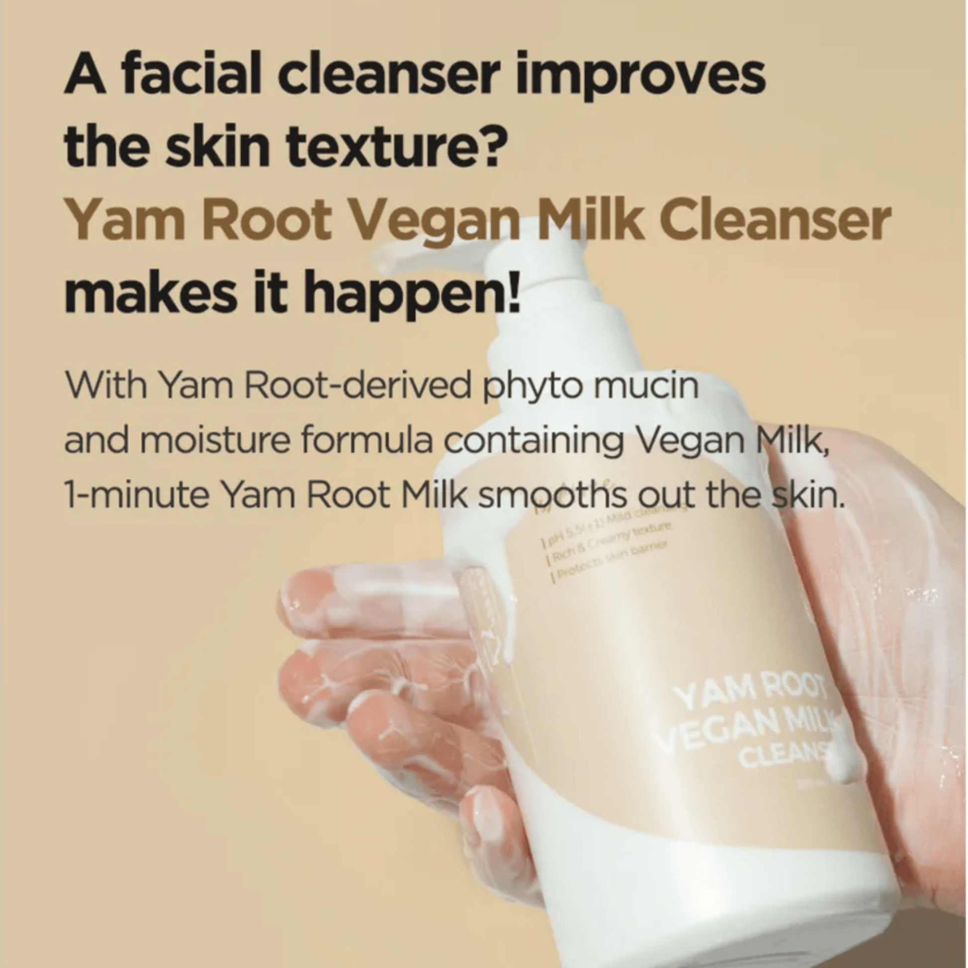 ISNTREE Cleanser ISNTREE Yam Root Vegan Milk Cleanser 220ml