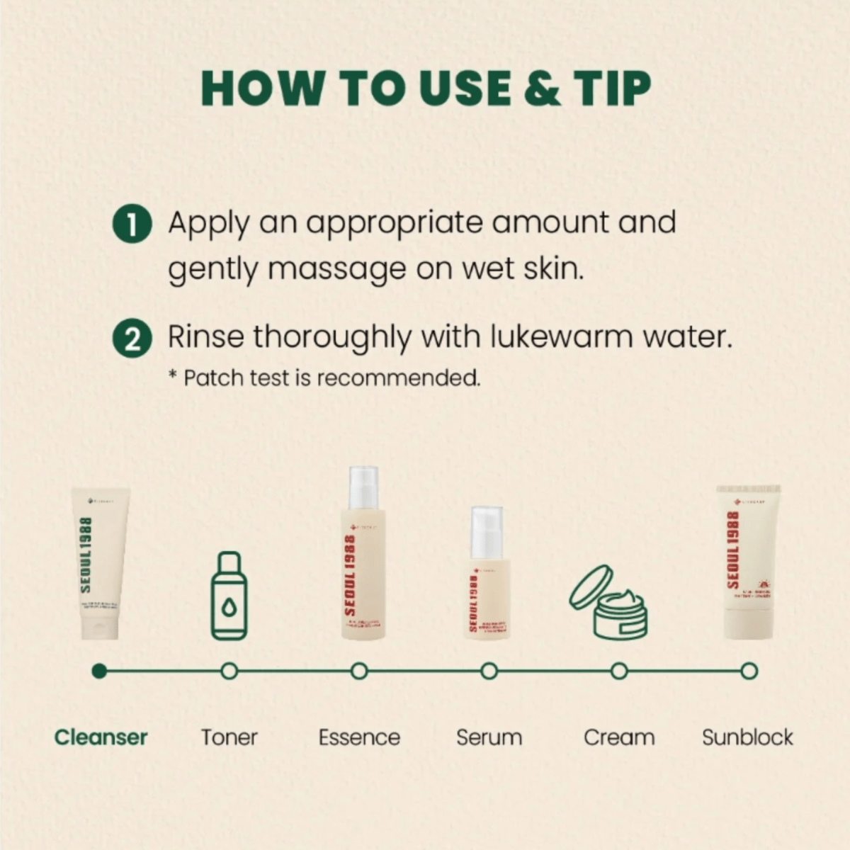KSECRET Cleansing Foam 150ml KSECRET SEOUL 1988 Cleansing Foam : Pine Cica 1% + Probiotics