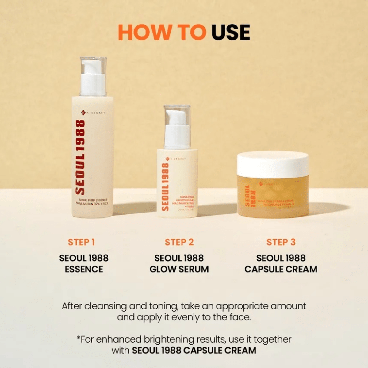 KSECRET Serum 30ml KSECRET SEOUL 1988 Glow Serum : Niacinamide 15% + Yuja