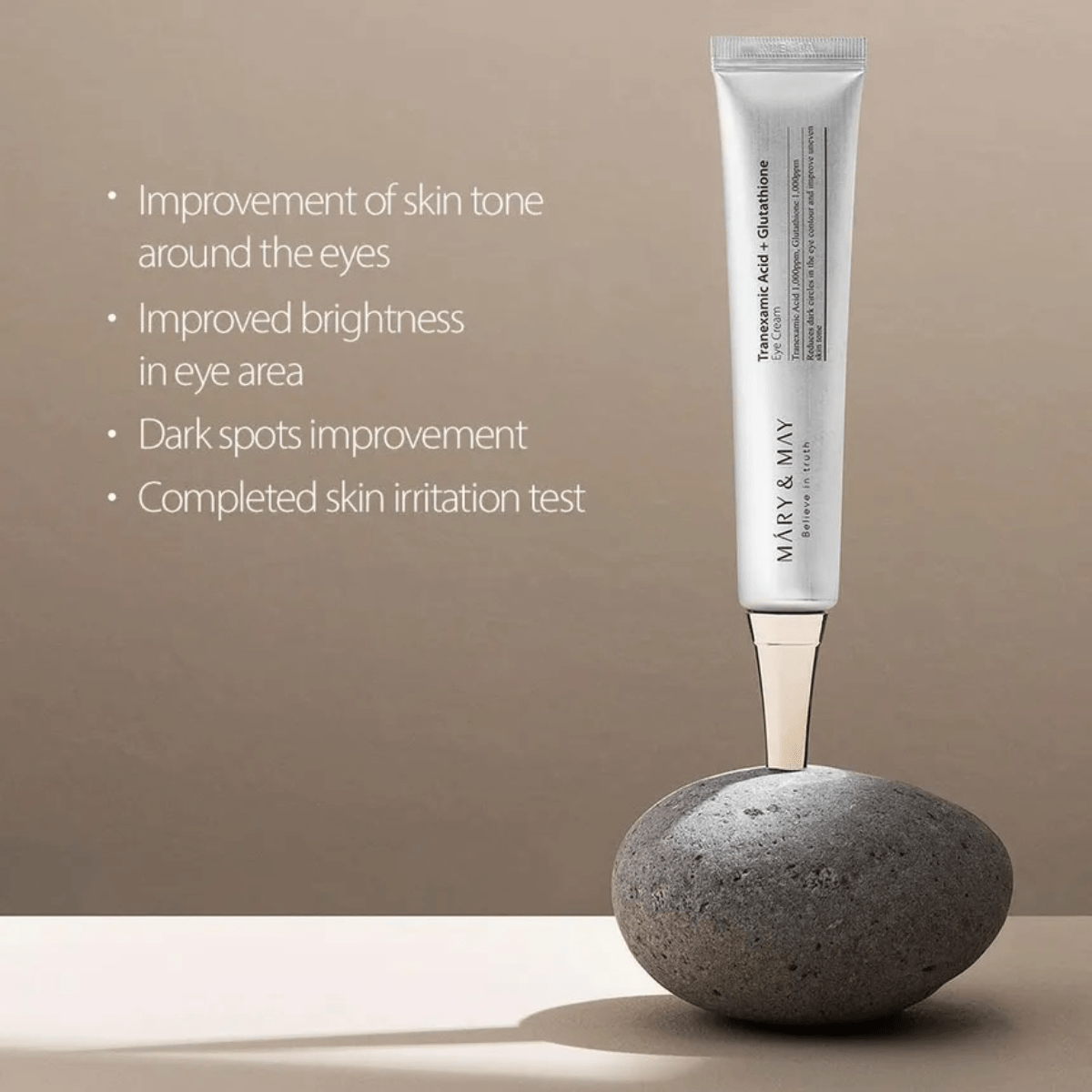 MARY & MAY Eye Cream 30g MARY & MAY Tranexamic Acid + Glutathione Eye Cream