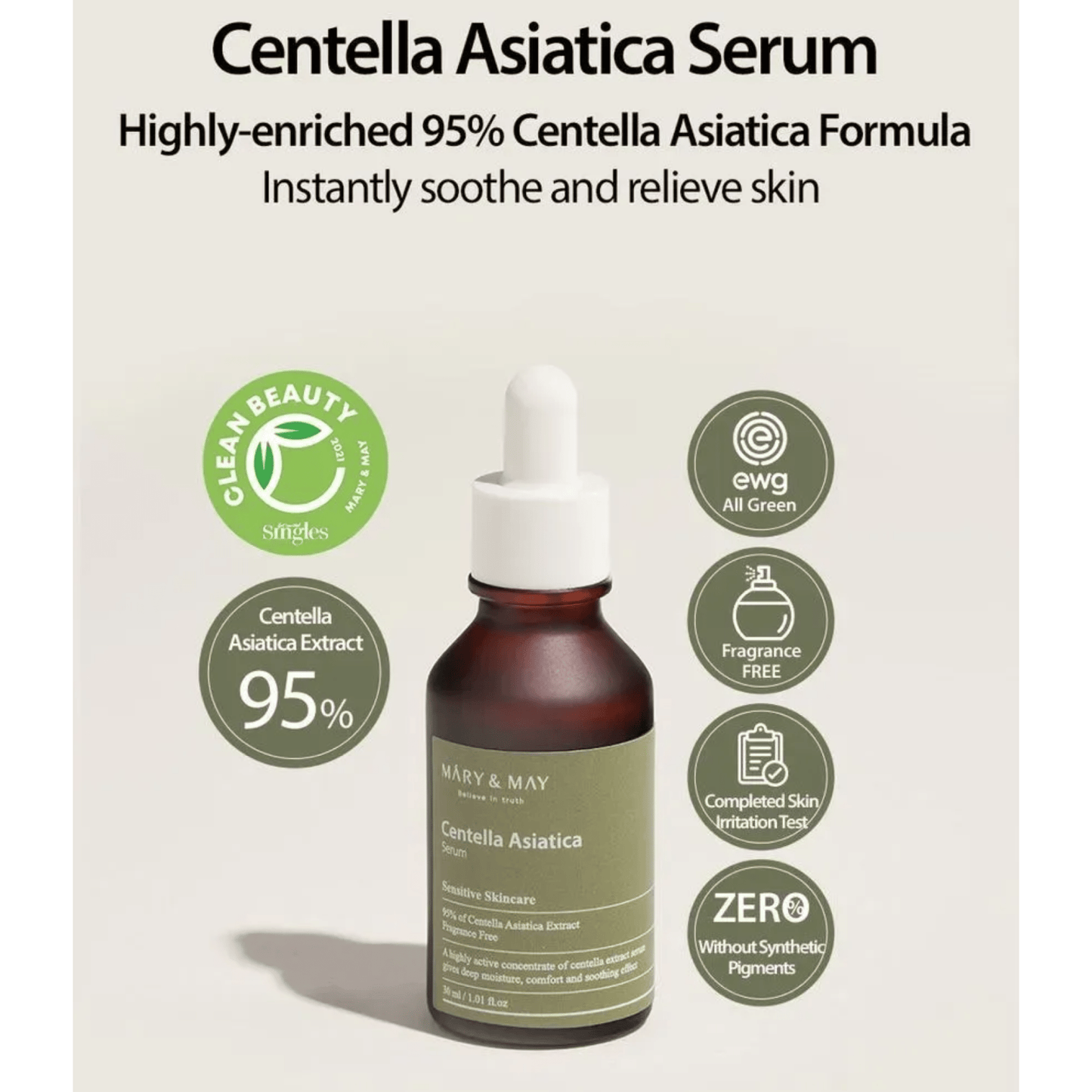 MARY & MAY Serum MARY & MAY Centella Asiatica Serum 30ml