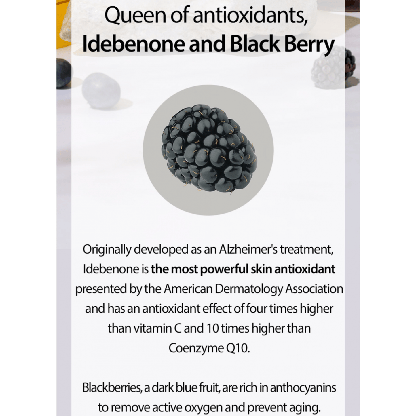 MARY & MAY Serum MARY & MAY Idebenone + Blackberry Complex Serum 30ml