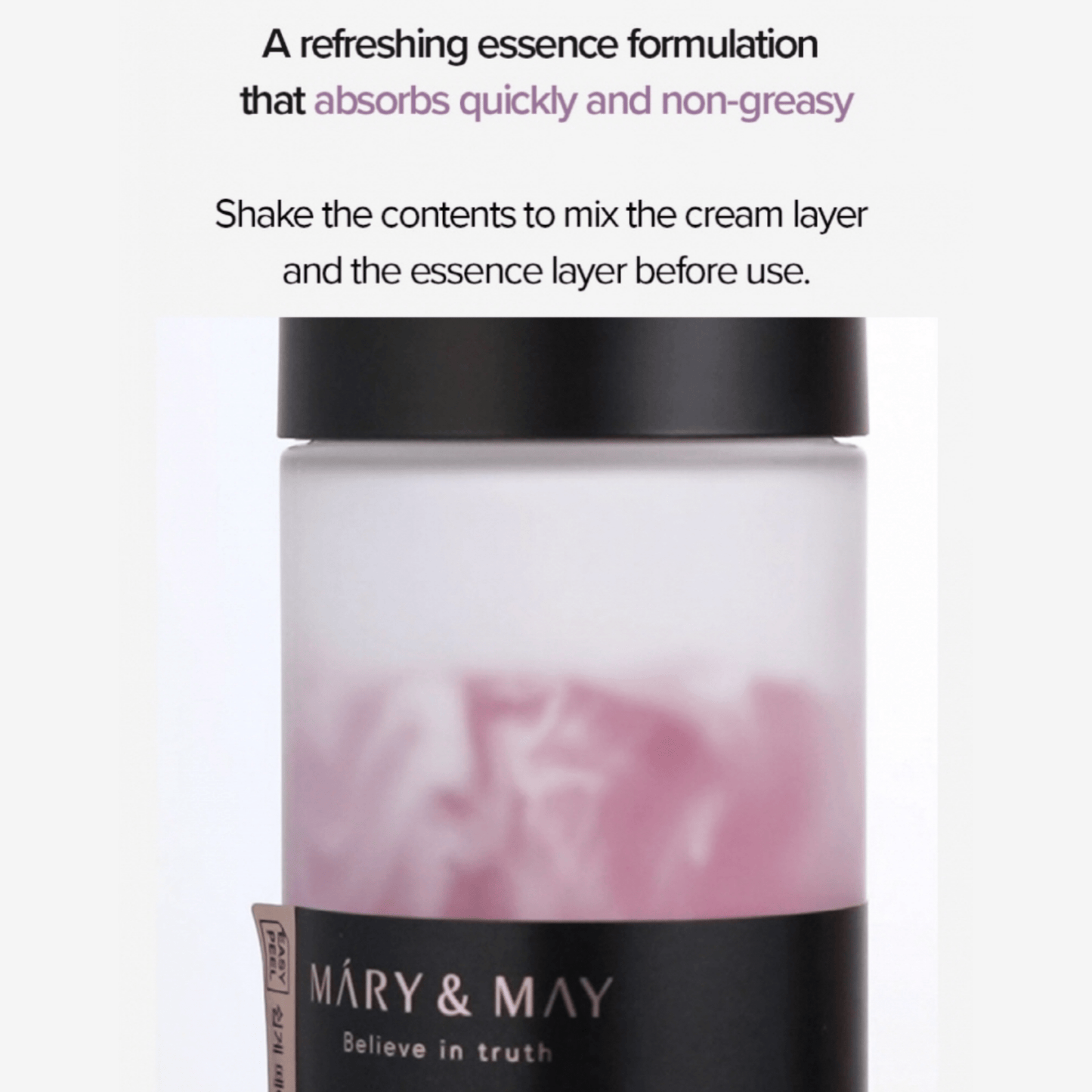 MARY & MAY Essence MARY & MAY Vegan Blackberry Complex Cream Essence 140ml