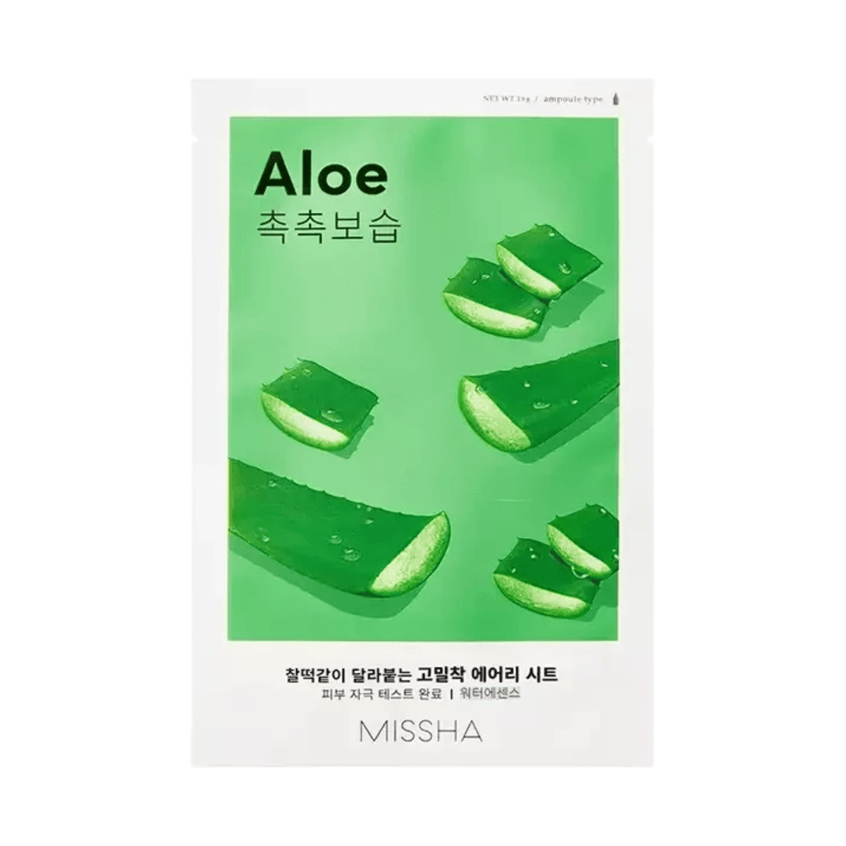 MISSHA Sheet Mask 1pc (19g) MISSHA Airy Fit Sheet Mask Aloe