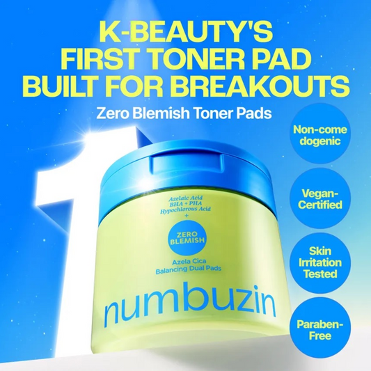 NUMBUZIN Zero Blemish Azela Cica Balancing Dual Pads