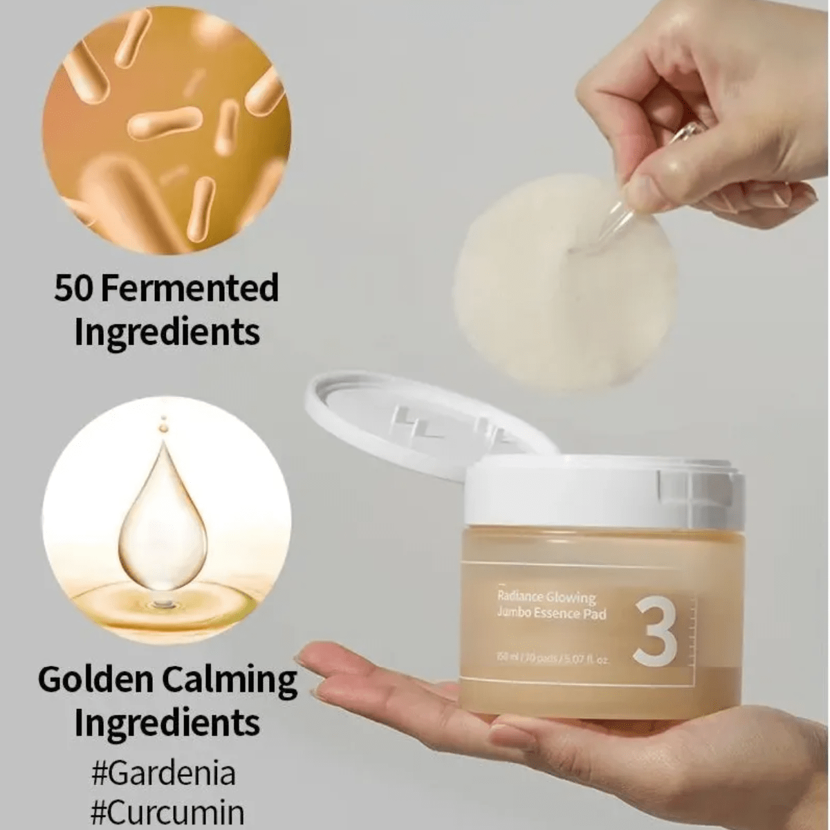 NUMBUZIN Toner Pad 150ml (70ea) NUMBUZIN No.3 Radiance Glowing Jumbo Essence Pad