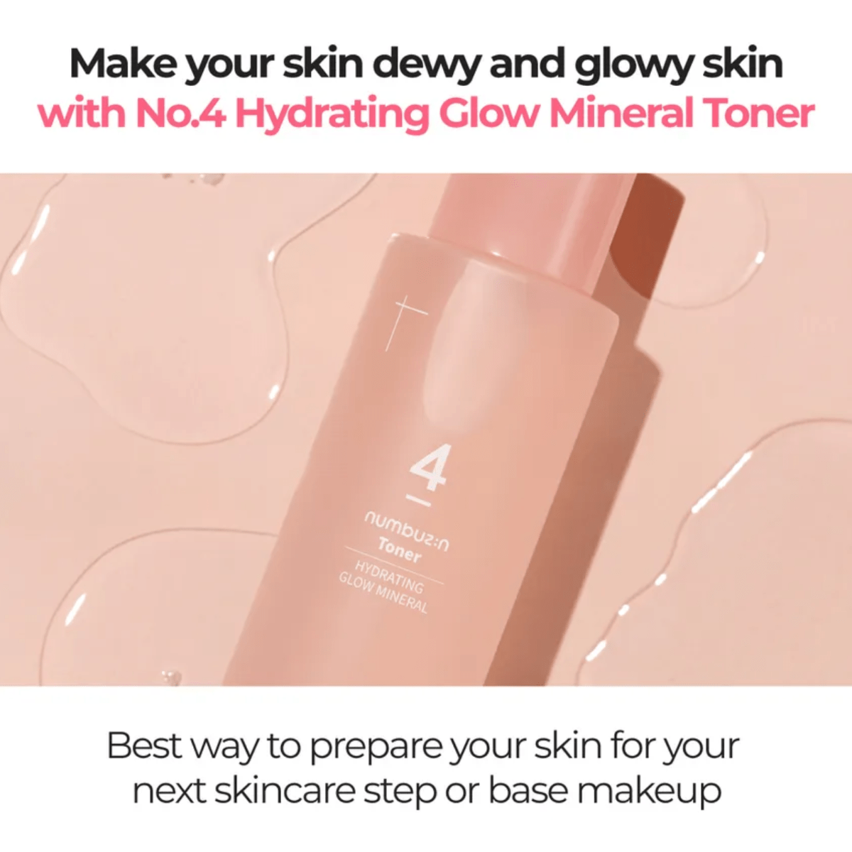 NUMBUZIN Toner 200ml NUMBUZIN No.4 Hydrating Glow Mineral Toner