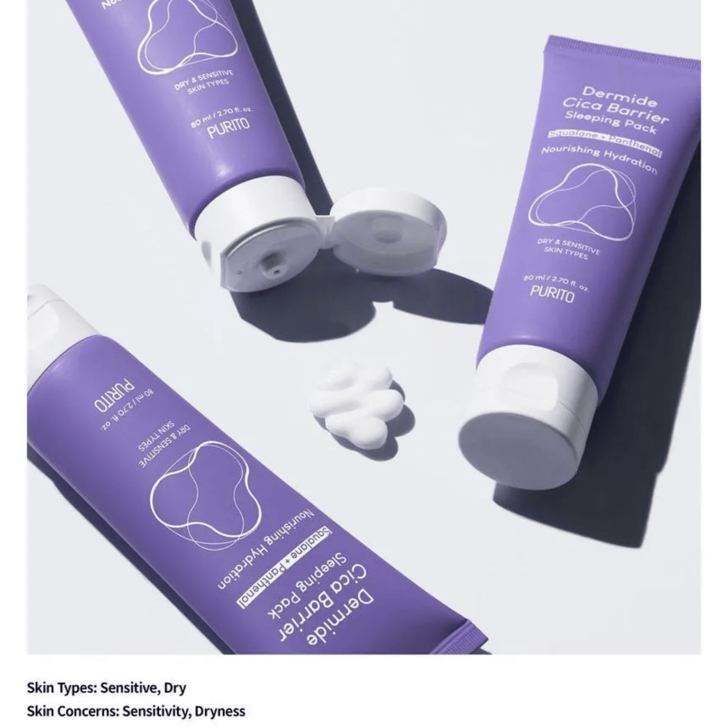 PURITO SEOUL Sleeping Mask PURITO SEOUL Dermide Cica Barrier Sleeping Pack 80ml