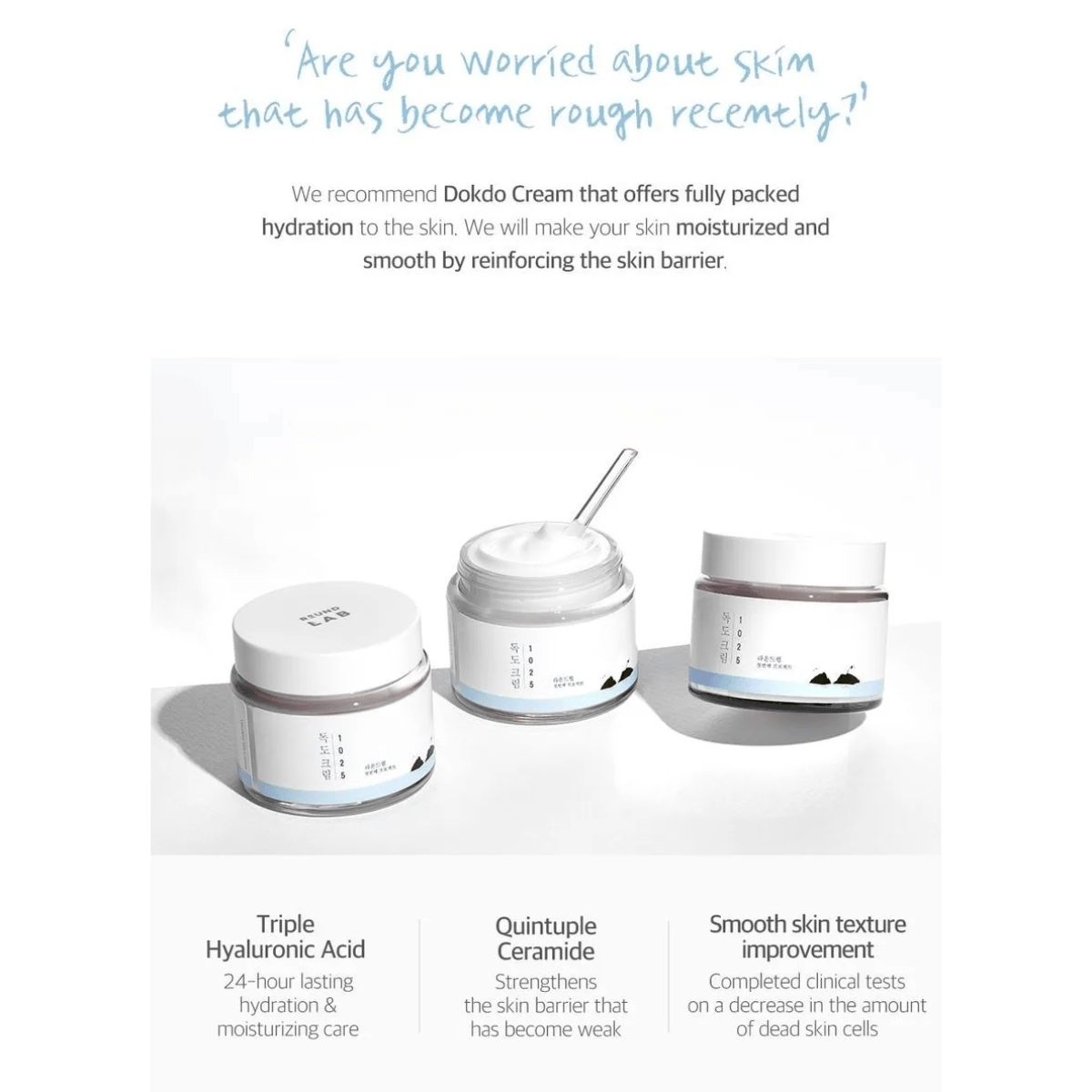 ROUND LAB Cream 80ml ROUND LAB 1025 Dokdo Cream