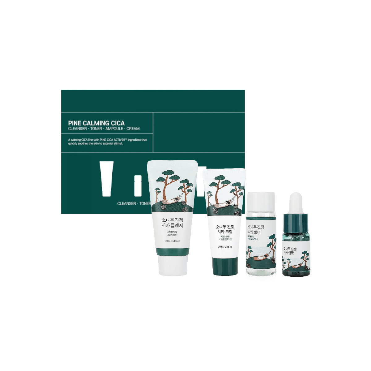 ROUND LAB Set ROUND LAB Pine Calming Cica Trial Kit