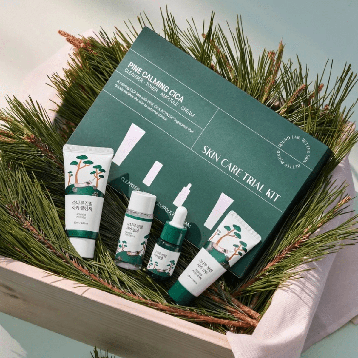 ROUND LAB Set ROUND LAB Pine Calming Cica Trial Kit