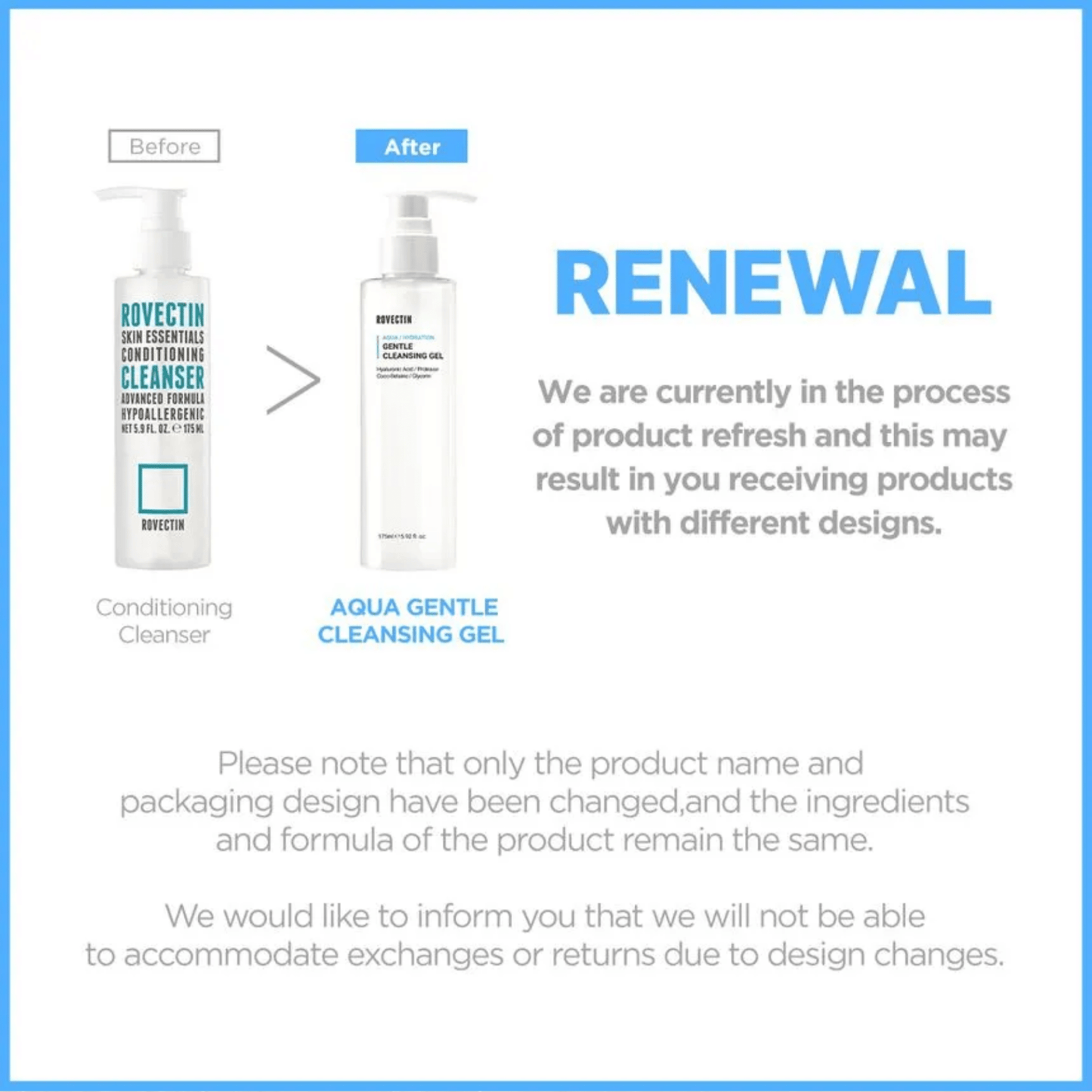 ROVECTIN Cleansing gel ROVECTIN Aqua Hydration Gentle Cleansing Gel 175ml