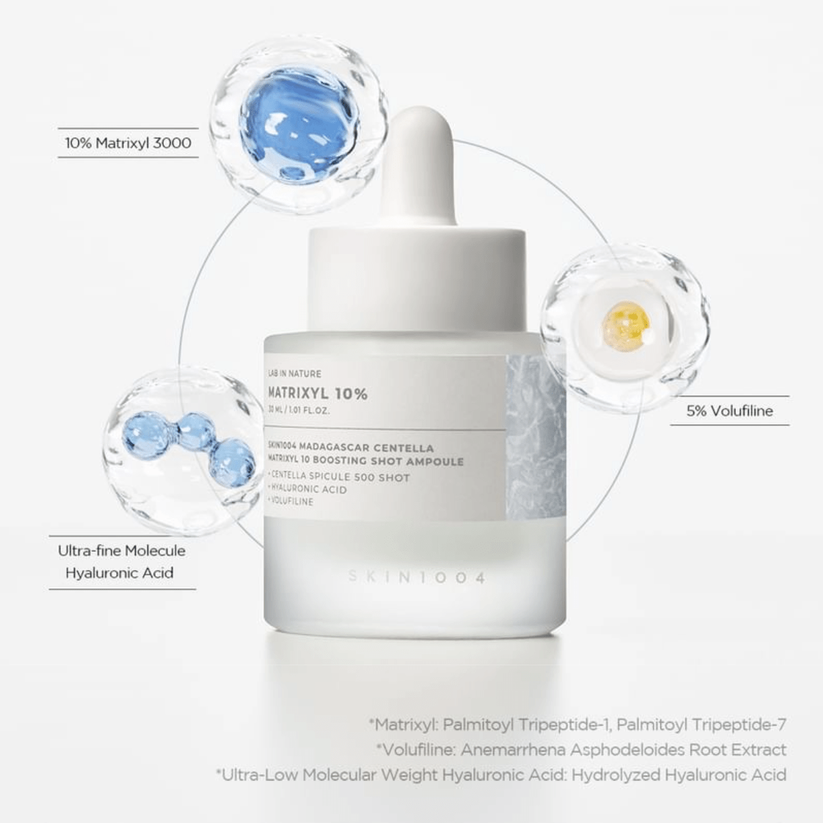 SKIN1004 Ampoule 30ml SKIN1004 Madagascar Centella Matrixyl 10 Boosting Shot Ampoule