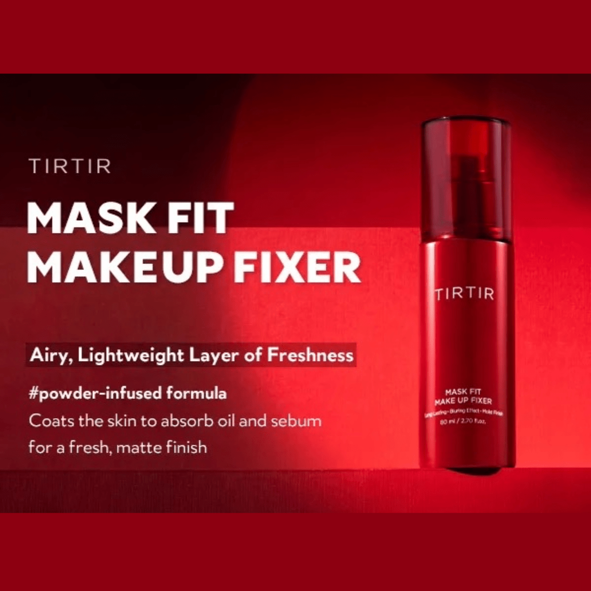 TIRTIR Make Up Fixer 80ml TIRTIR Mask Fit Make Up Fixer