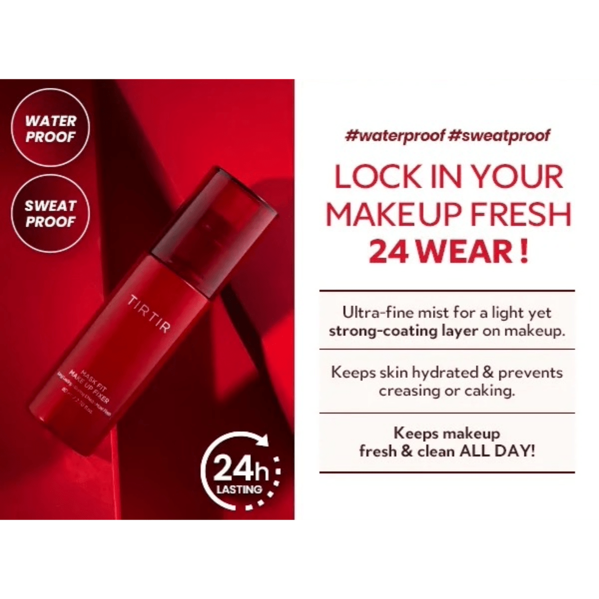 TIRTIR Make Up Fixer 80ml TIRTIR Mask Fit Make Up Fixer