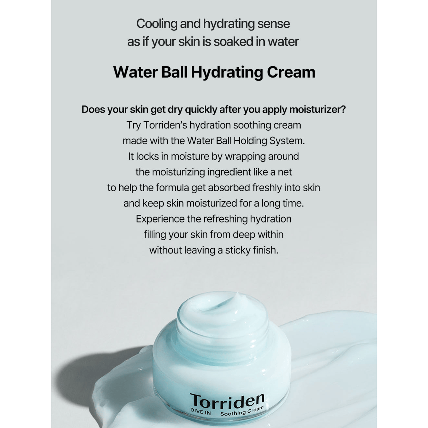 TORRIDEN Gel cream TORRIDEN DIVE-IN Low Molecular Hyaluronic Acid Soothing Cream