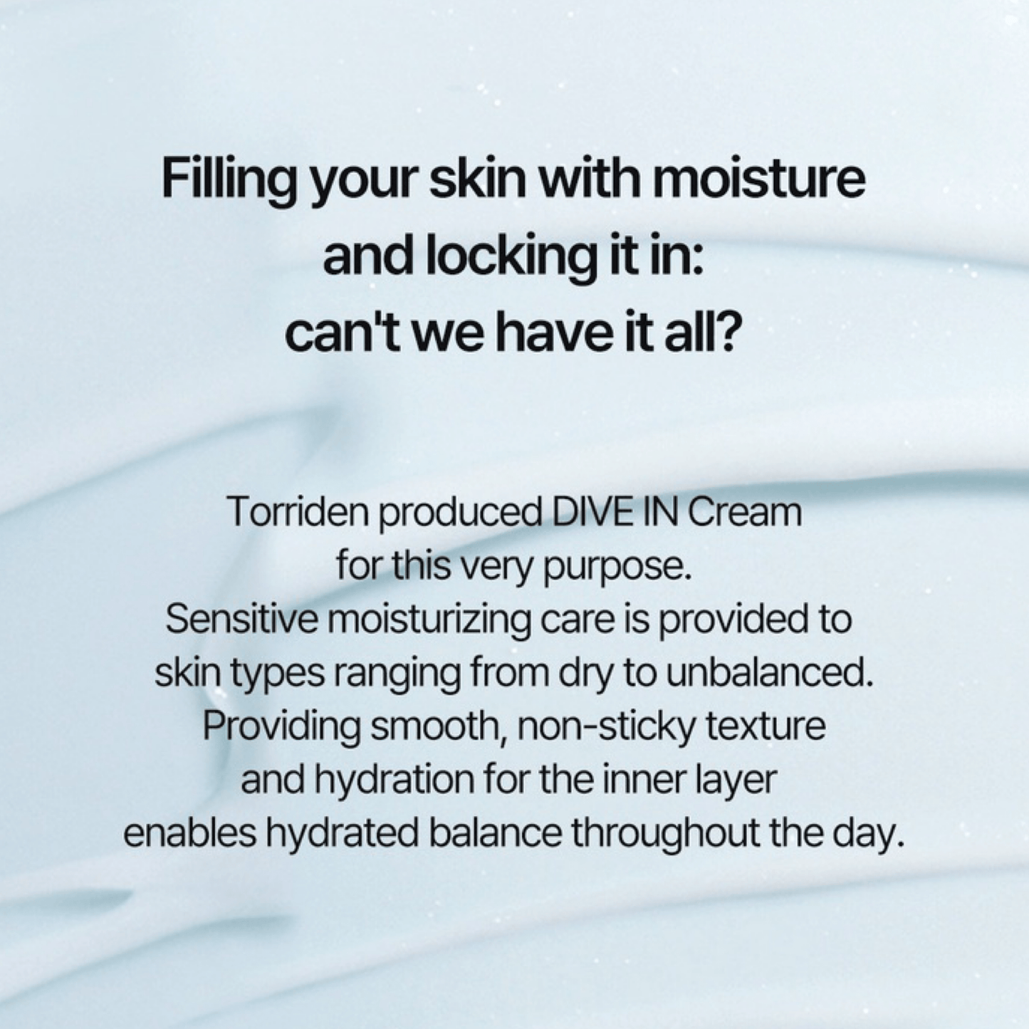 TORRIDEN Cream TORRIDEN DIVE-IN Low Molecular Hyaluronic Acid Cream